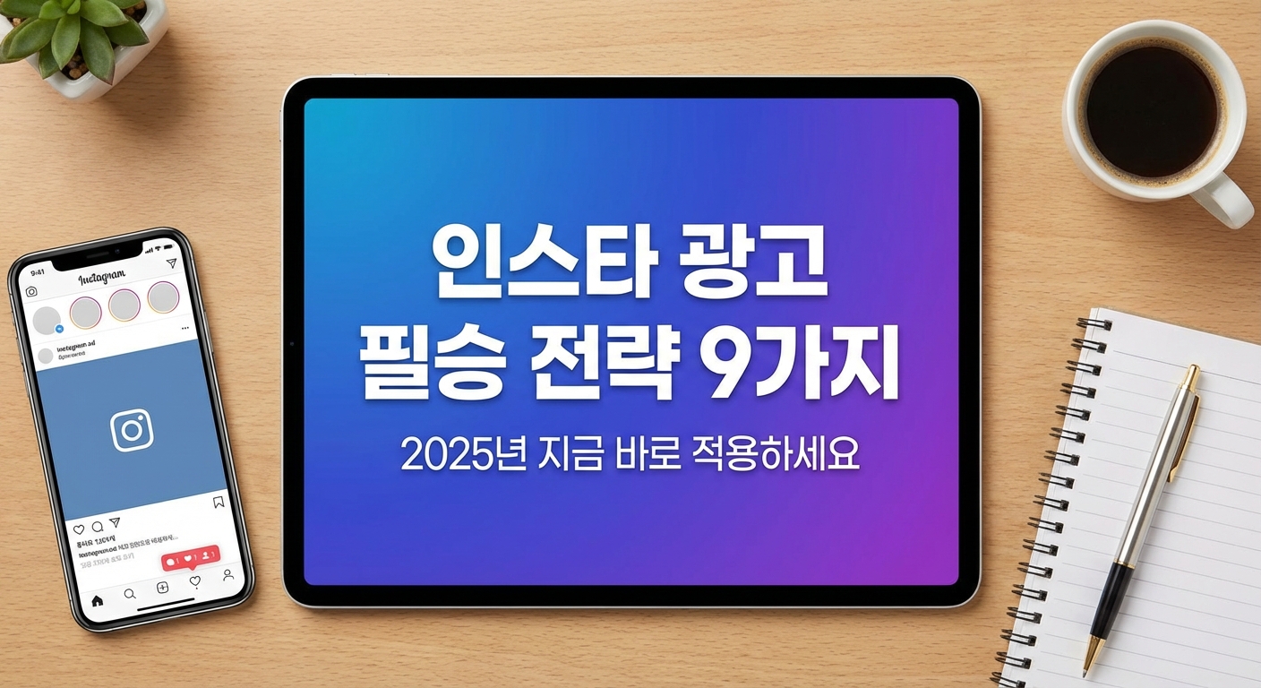 인스타 광고 필승 전략 9가지, 2025년 지금 바로 적용하세요