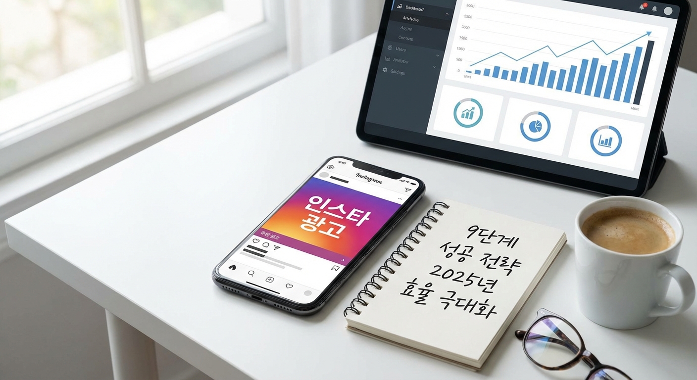 인스타 광고 성공 비법 - 9단계로 배우는 2025년 효율 극대화 전략