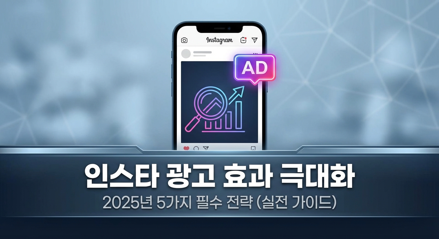 인스타 광고 효과 극대화, 2025년 5가지 필수 전략 (실전 가이드)