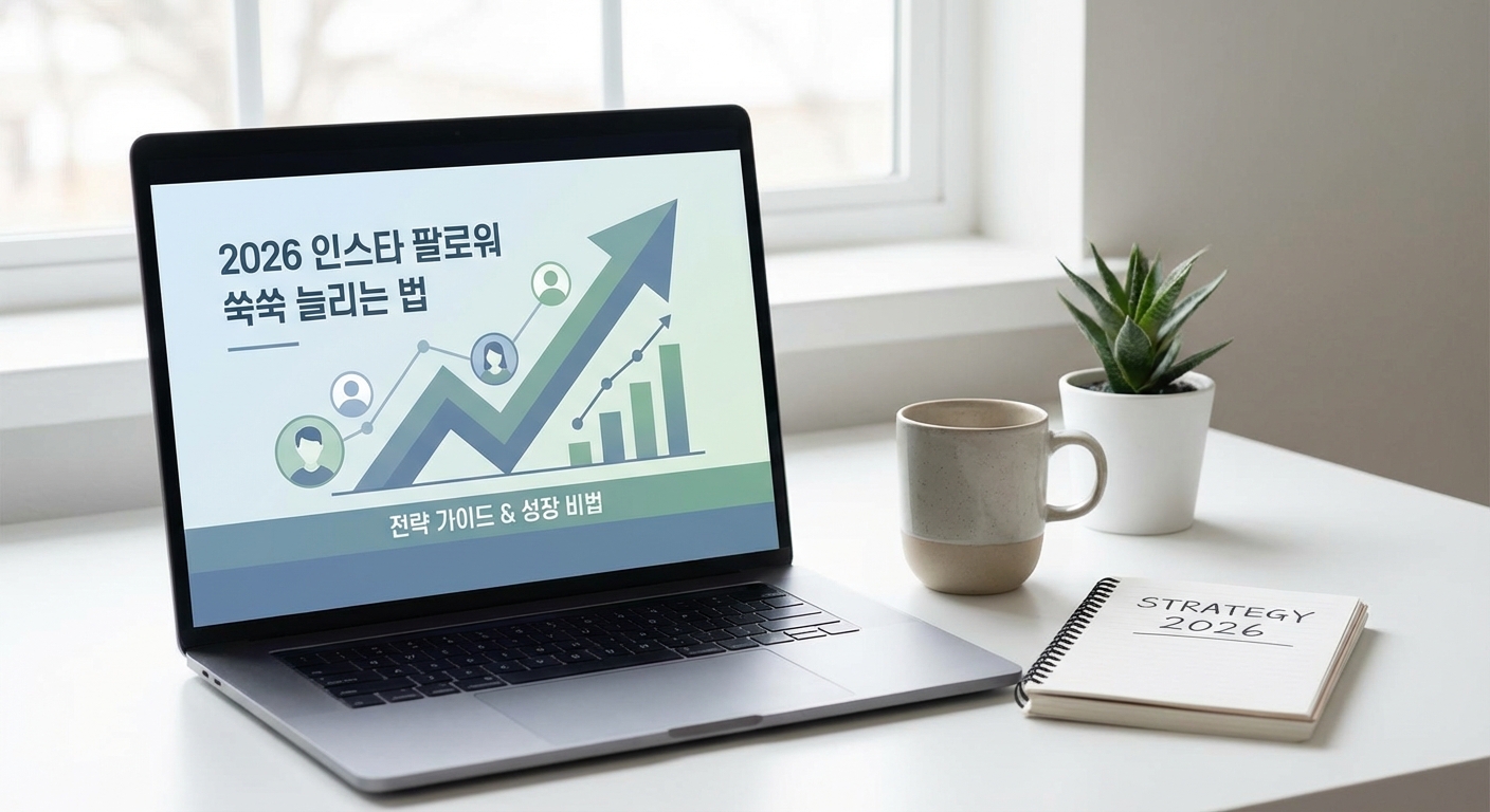 인스타그램 팔로워 쑥쑥 늘리는 2026년 비법, 이것만 알면 끝!