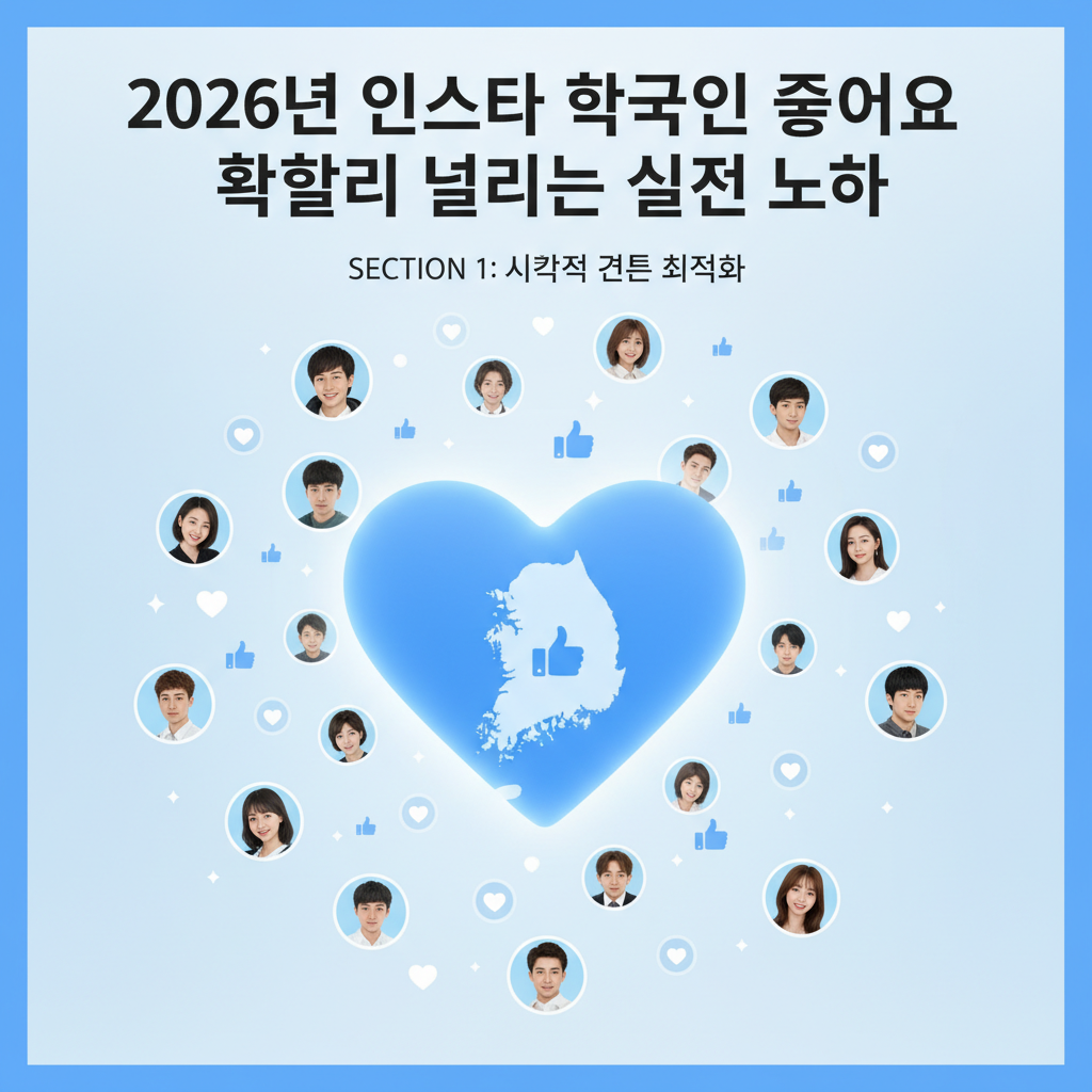 2026년 인스타 한국인 좋아요 확실히 늘리는 실전 노하우