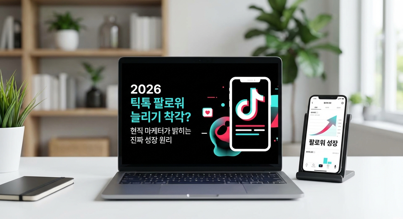 2026 틱톡 팔로워 늘리기 착각? 현직 마케터가 밝히는 진짜 성장 원리