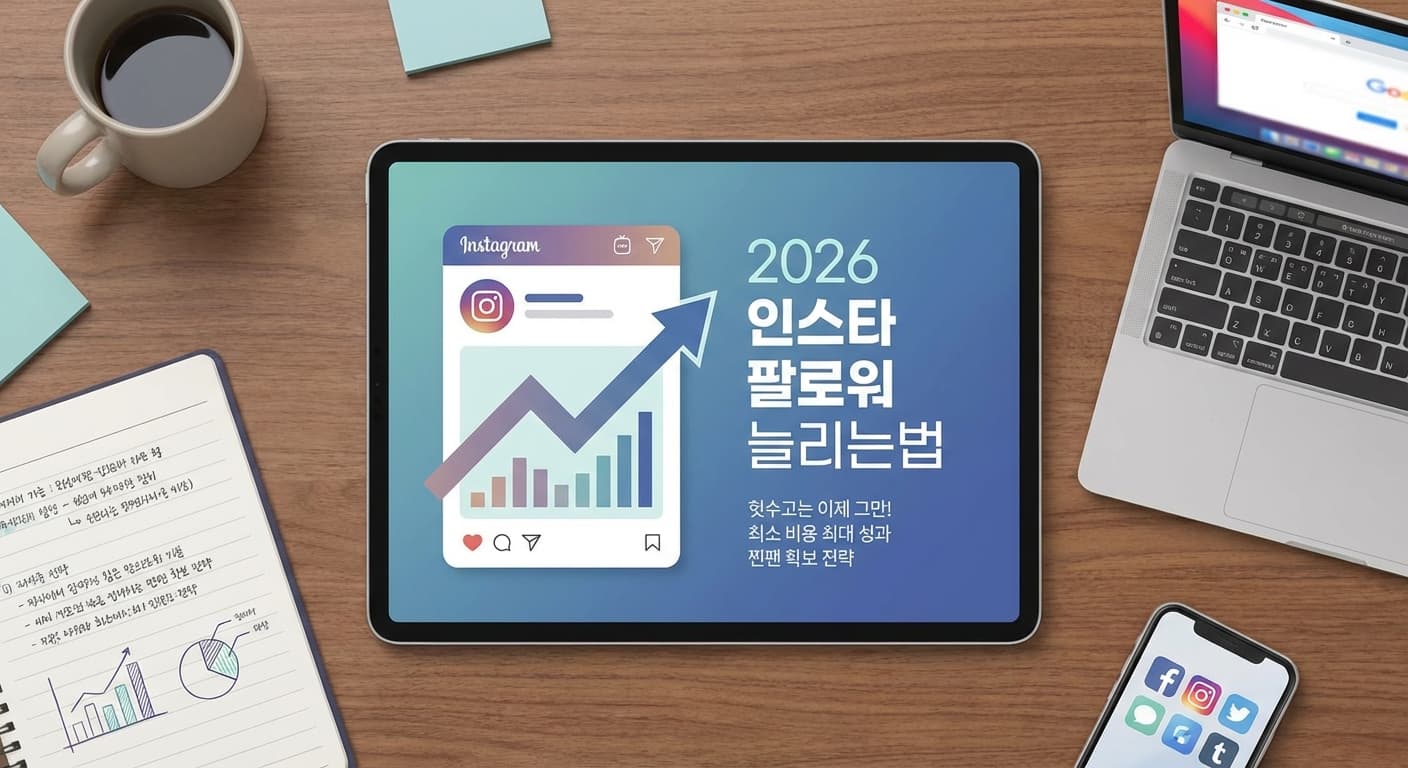 2026 인스타 팔로워 늘리는법 헛수고는 이제 그만! 최소 비용 최대 성과 찐팬 확보 전략