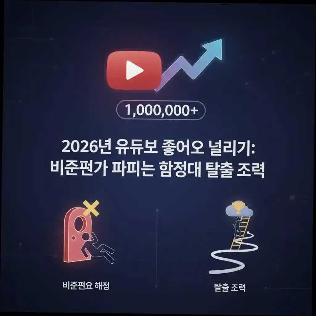 2026년 유튜브 좋아요 늘리기: 비전문가가 빠지는 함정과 탈출 전략