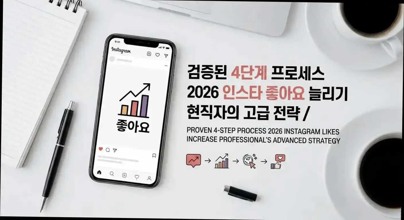 검증된 4단계 프로세스 2026 인스타 좋아요 늘리기 현직자의 고급 전략