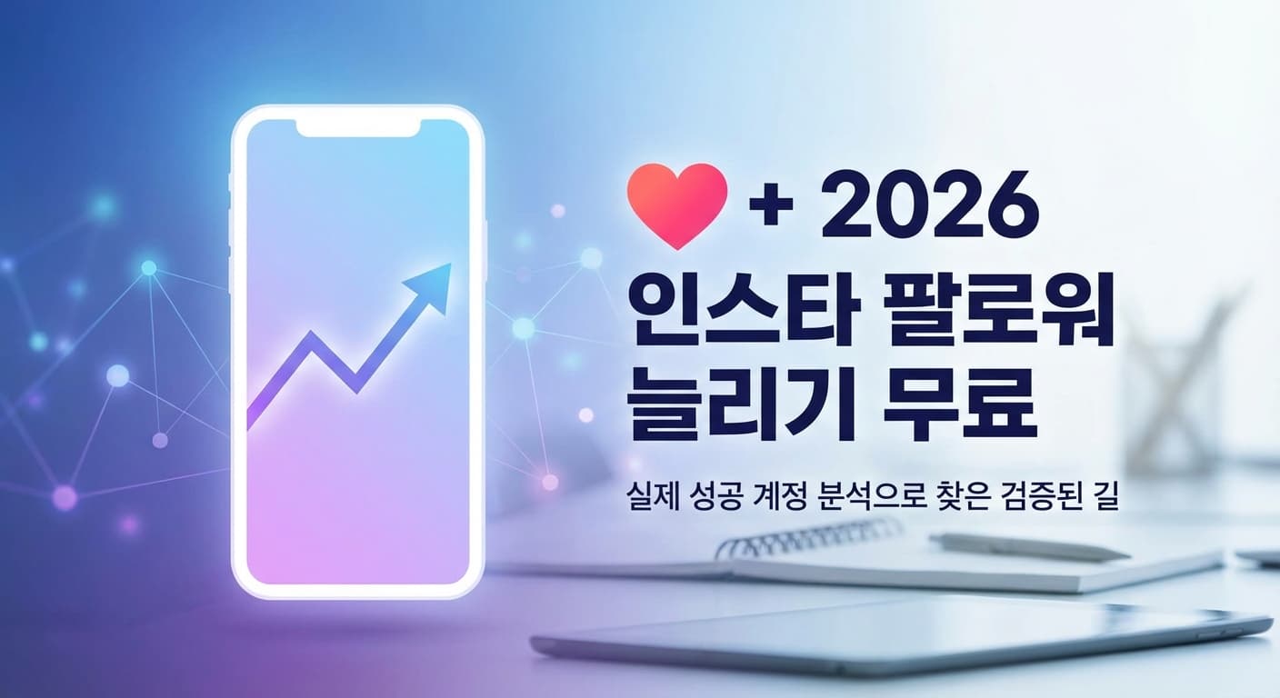 2026년 인스타 팔로워 늘리기 무료, 실제 성공 계정 분석으로 찾은 검증된 길