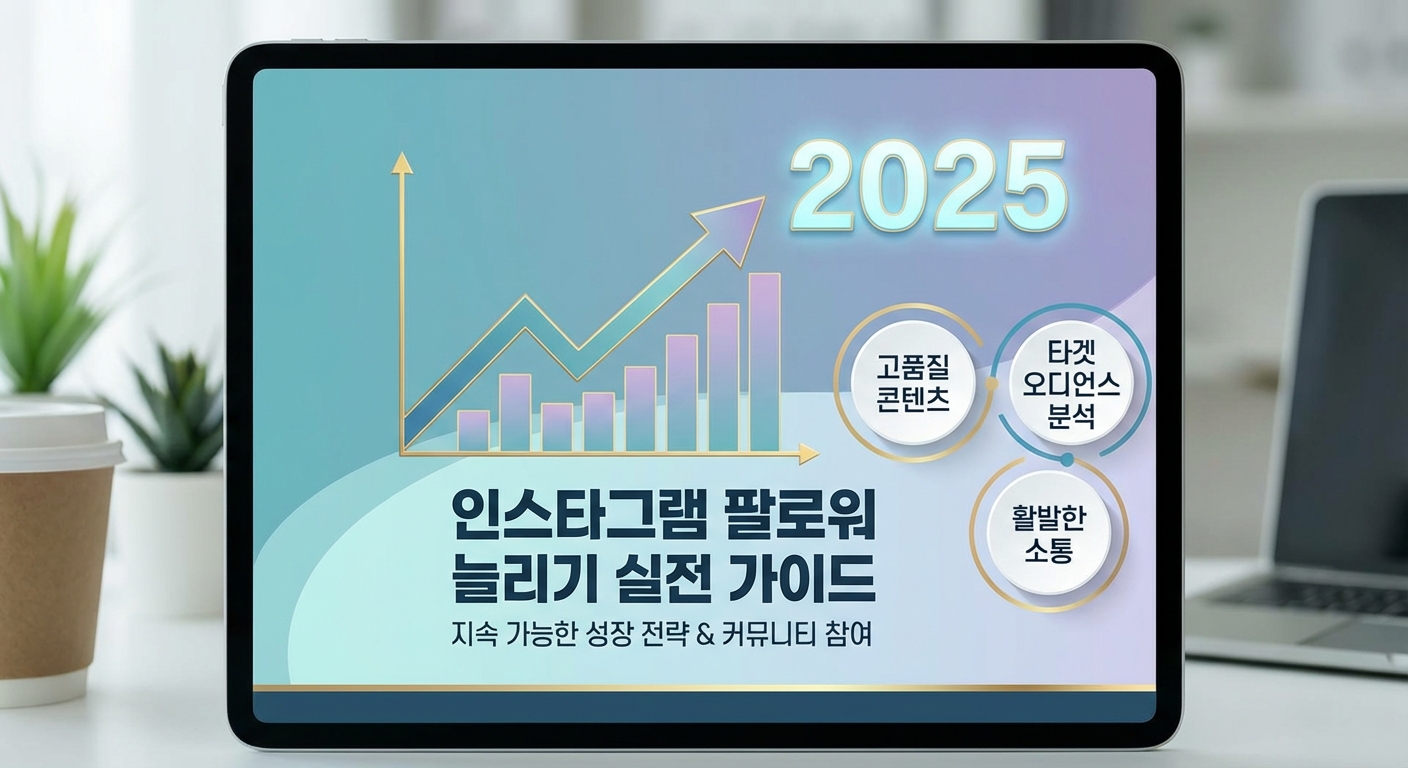 인스타그램 팔로워 빠르게 늘리는 2025년 실전 가이드 관련 이미지 2