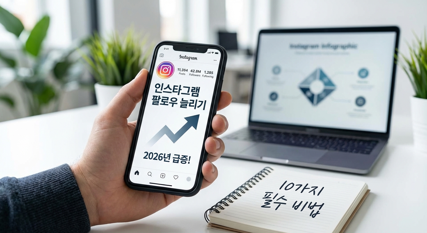 인스타그램 팔로우 늘리기, 2026년 팔로워 급증! 10가지 필수 비법 관련 이미지 1