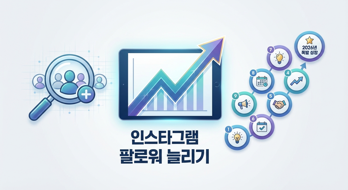 인스타그램 팔로워 늘리기 - 9단계로 끝내는 2026년 폭발 성장 가이드 관련 이미지 3