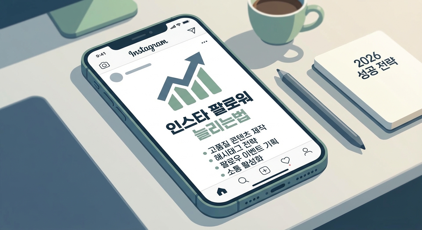2026년 인스타 팔로워 늘리기 성공! 실전 마케팅 노하우 관련 이미지 2