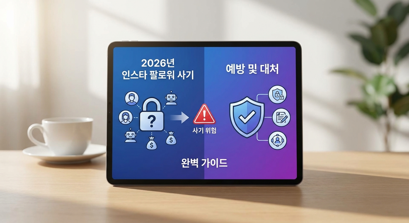 2026년 인스타 팔로워 사기, 피해 예방 및 대처 완벽 가이드 관련 이미지 2