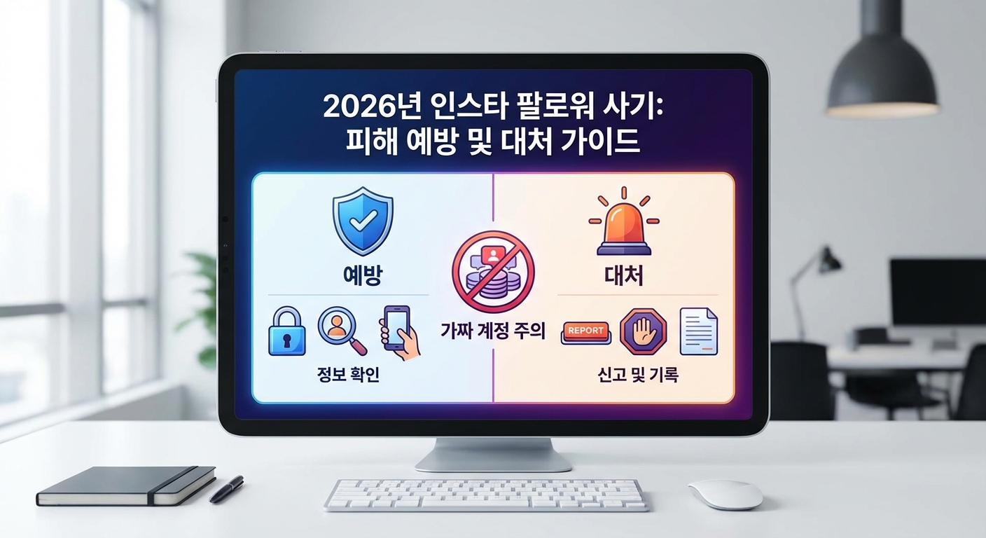 2026년 인스타 팔로워 사기, 피해 예방 및 대처 완벽 가이드 관련 이미지 4