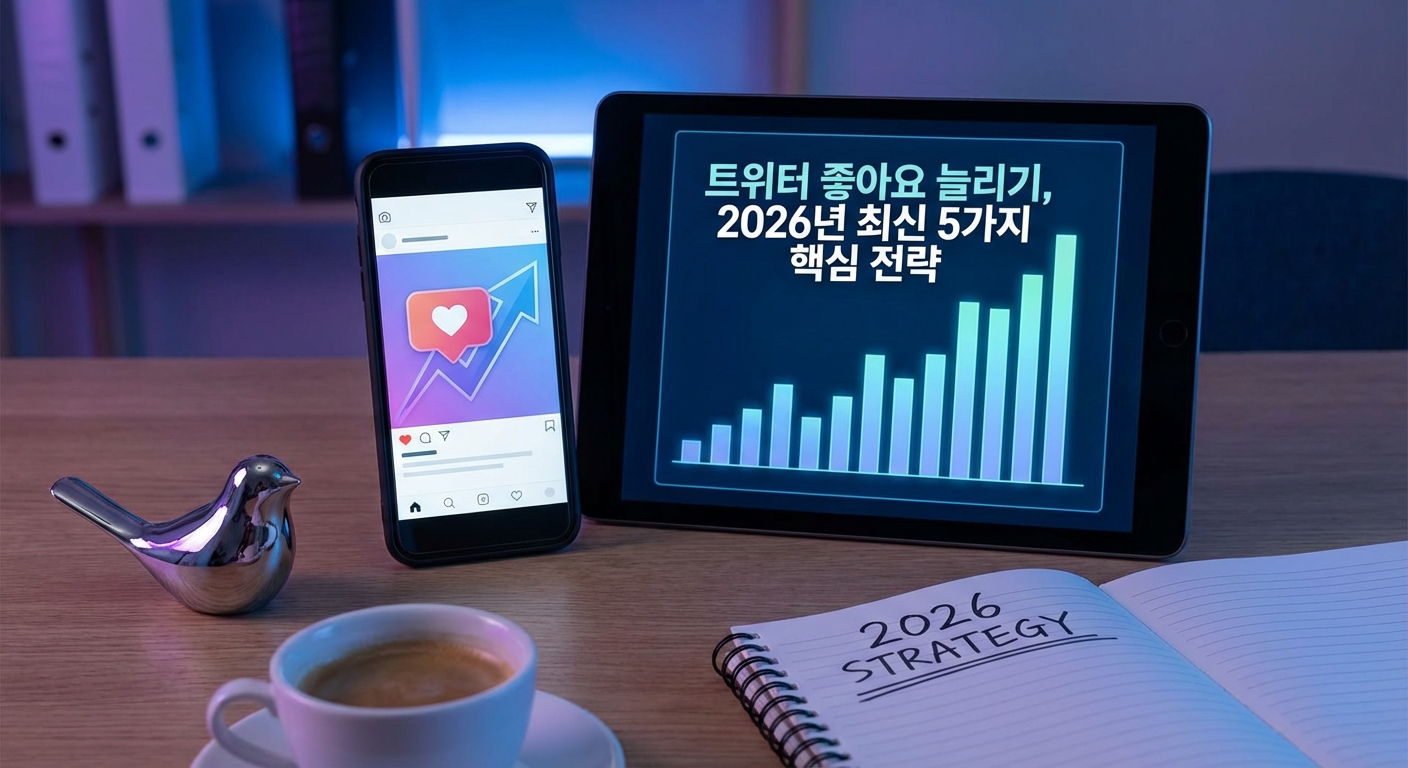 트위터 좋아요 늘리기, 2026년 최신 5가지 핵심 전략 관련 이미지 1