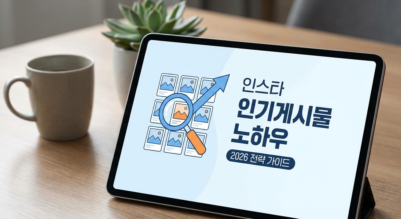 2026 인스타 인기게시물 노하우 최소 투자 최대 성과 전략 관련 이미지 1