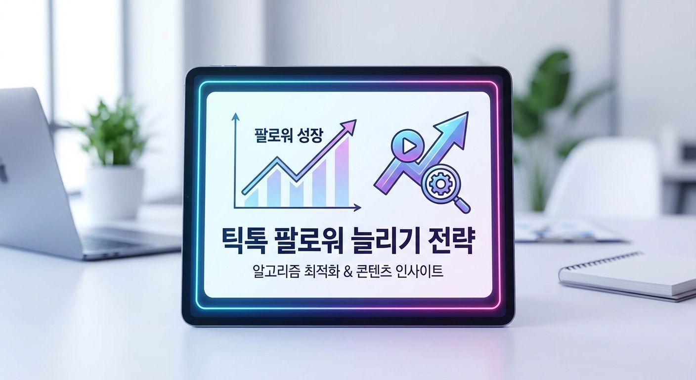 틱톡 팔로워 늘리기 2026 알고리즘 변화 현직 마케터의 완벽 대응 전략 관련 이미지 2