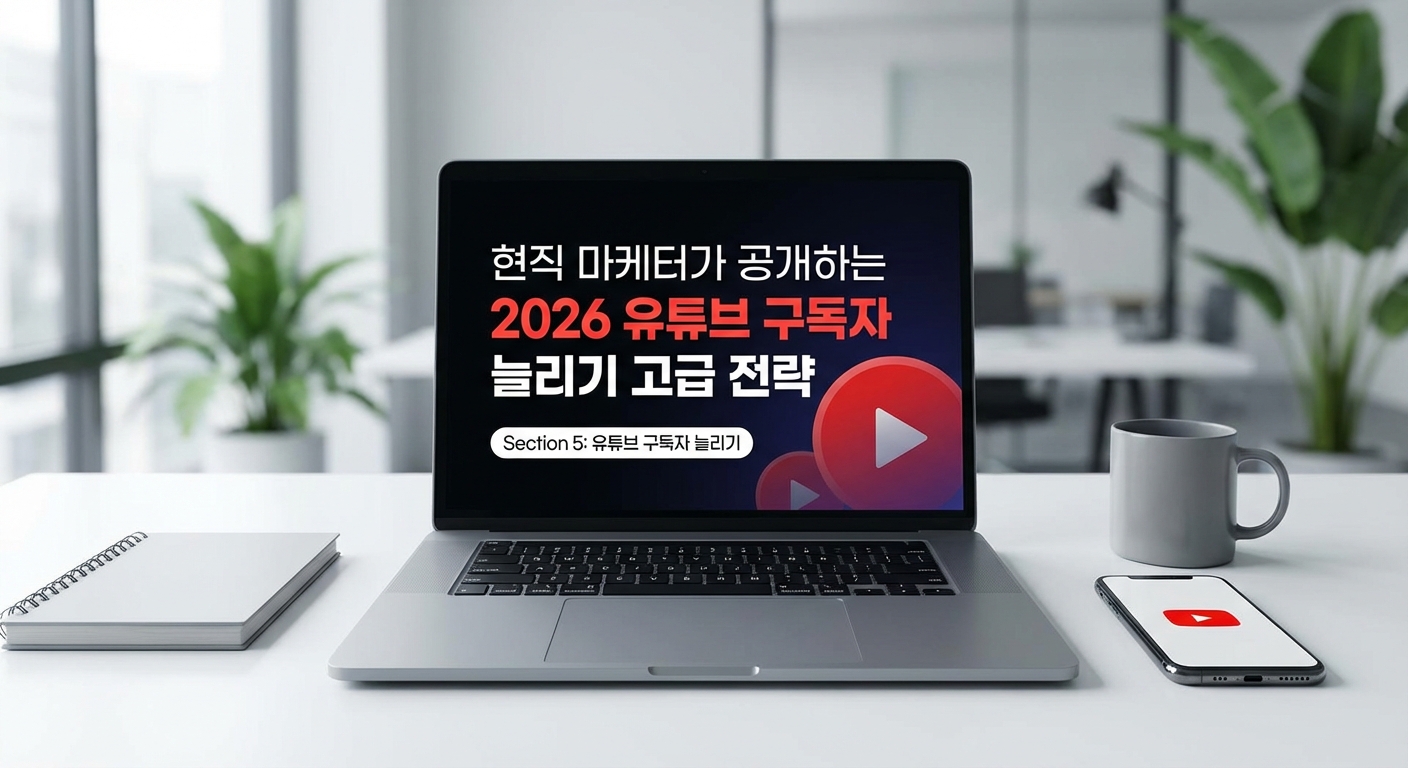 현직 마케터가 공개하는 2026 유튜브 구독자 늘리기 고급 전략 관련 이미지 5