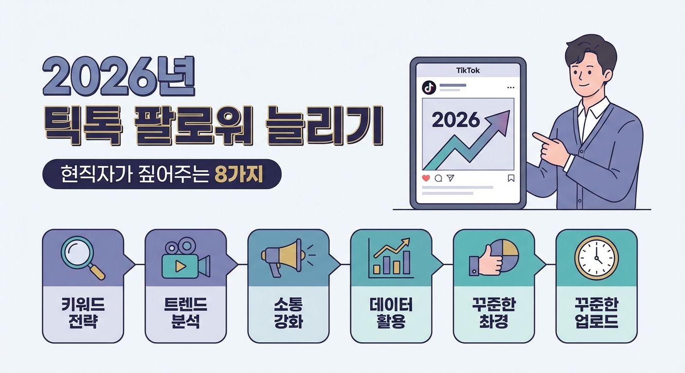 2026년 틱톡 팔로워 늘리기 아직도 헤매시나요? 현직자가 짚어주는 8가지 관련 이미지 2