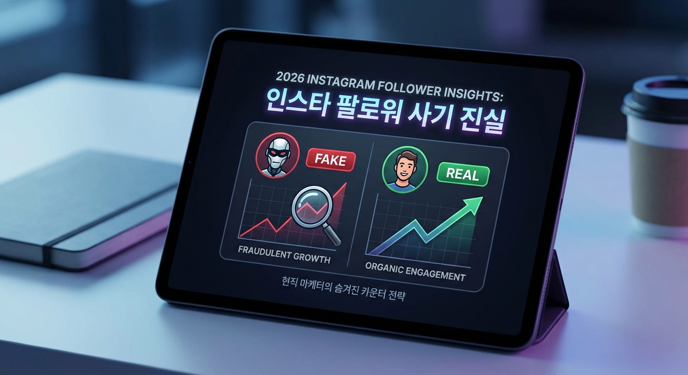 2026년, 인스타 팔로워 사기 진실 게임: 현직 마케터의 숨겨진 카운터 전략 관련 이미지 3