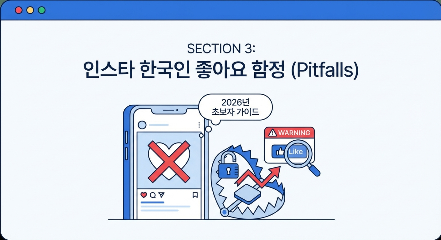 인스타 한국인 좋아요: 2026년 초보자가 반드시 피해야 할 6가지 함정 관련 이미지 3