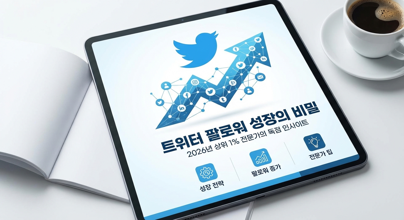 트위터 팔로워 성장의 비밀, 2026년 상위 1% 전문가의 독점 인사이트 관련 이미지 3