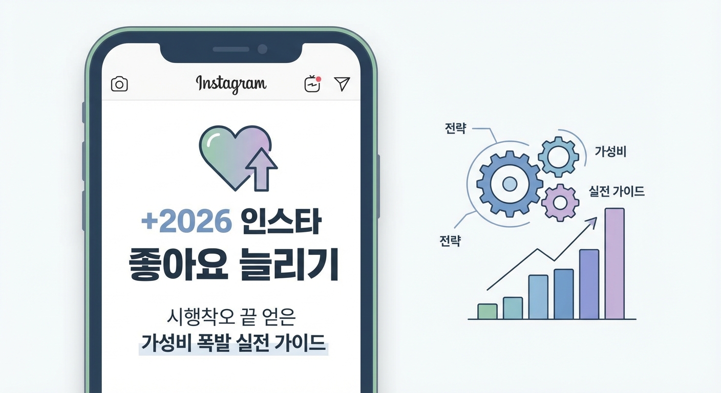 2026 인스타 좋아요 늘리기, 시행착오 끝 얻은 가성비 폭발 실전 가이드 관련 이미지 2