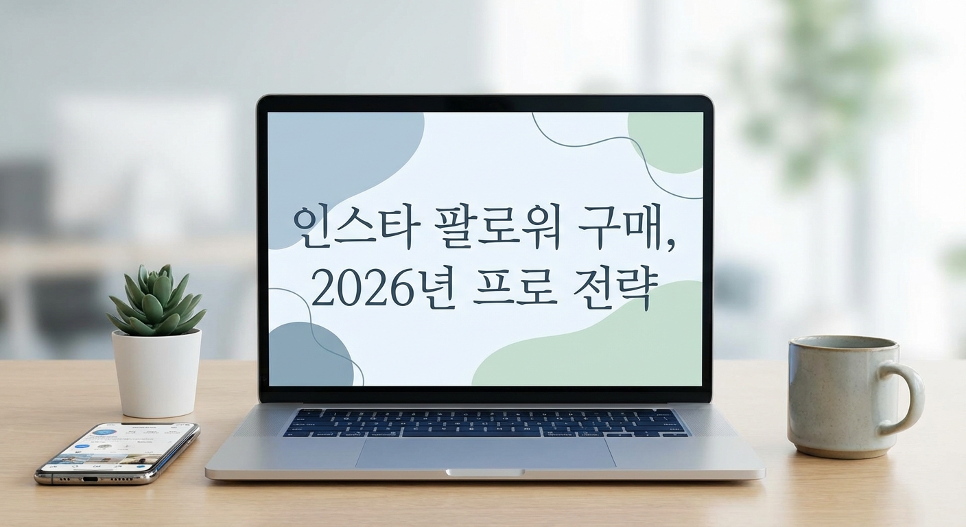 인스타 팔로워 구매, 2026년 프로들이 쓰는 '계정 최적화' 고급 전략 관련 이미지 1