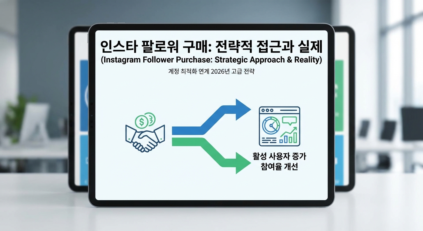 인스타 팔로워 구매, 2026년 프로들이 쓰는 '계정 최적화' 고급 전략 관련 이미지 2
