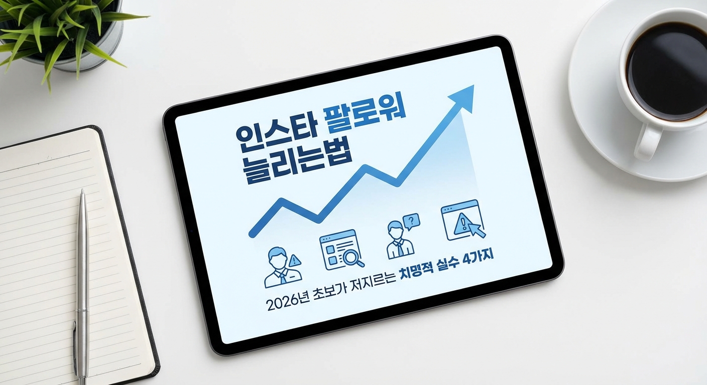 인스타 팔로워 늘리는법, 2026년 초보가 저지르는 치명적 실수 4가지 관련 이미지 3