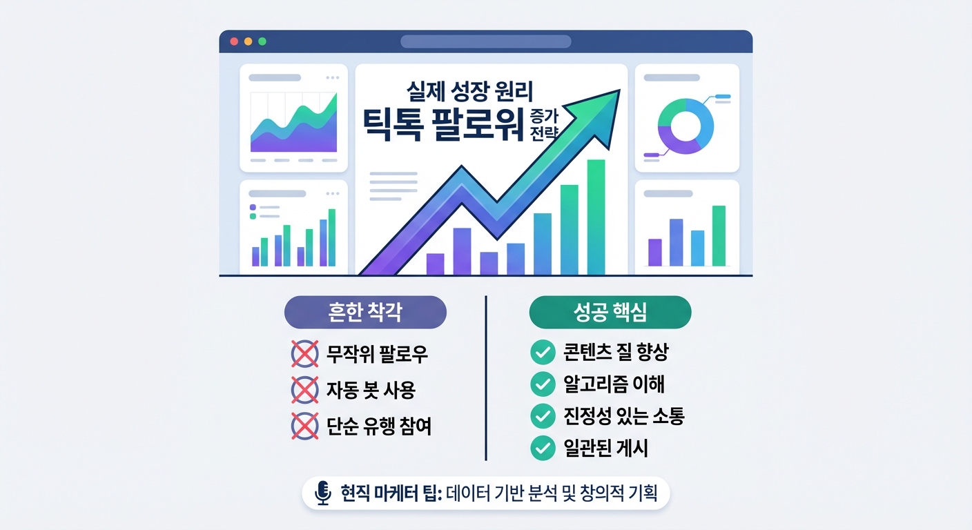 2026 틱톡 팔로워 늘리기 착각? 현직 마케터가 밝히는 진짜 성장 원리 관련 이미지 3