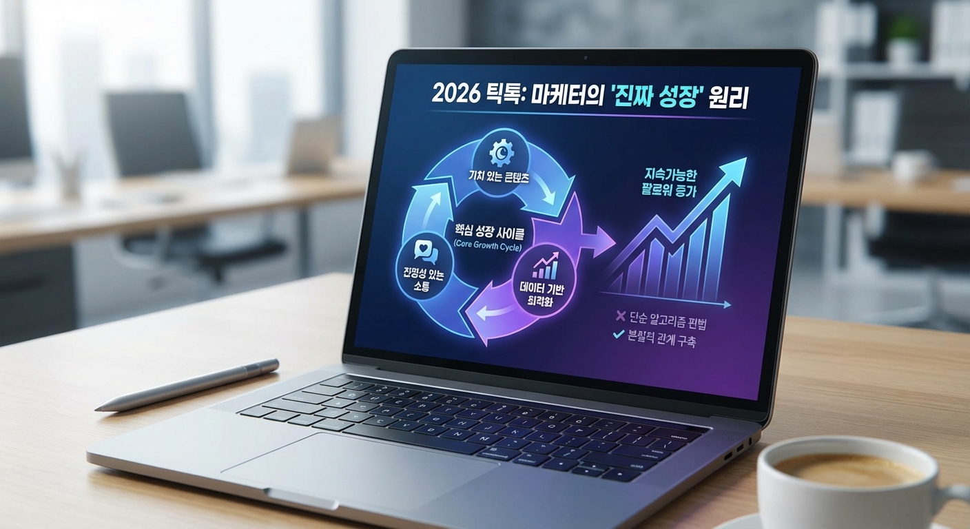 2026 틱톡 팔로워 늘리기 착각? 현직 마케터가 밝히는 진짜 성장 원리 관련 이미지 5