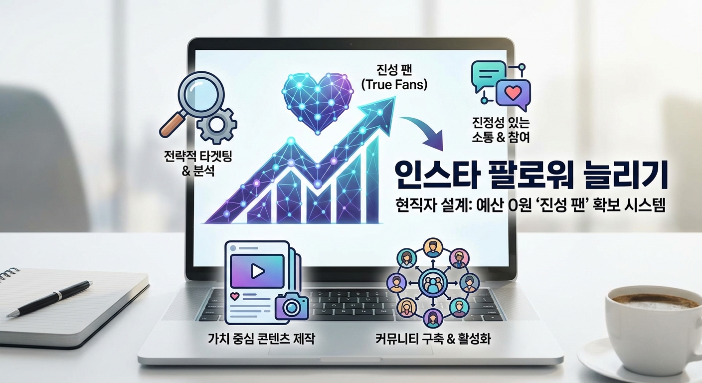 2026 인스타 팔로워, 현직자가 설계한 예산 0원 '진성 팬' 확보 시스템 관련 이미지 4
