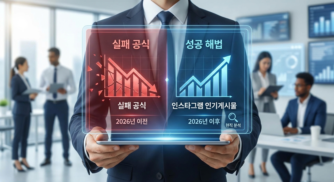 인스타그램 인기게시물, 2026년 현직이 말하는 실패 공식과 성공 해법 관련 이미지 3