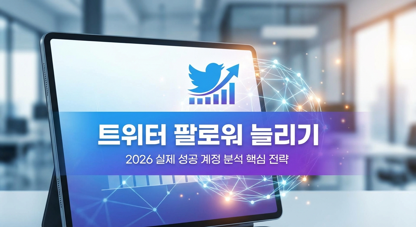 트위터 팔로워 늘리기 2026 실제 성공 계정 분석 핵심 전략 관련 이미지 1