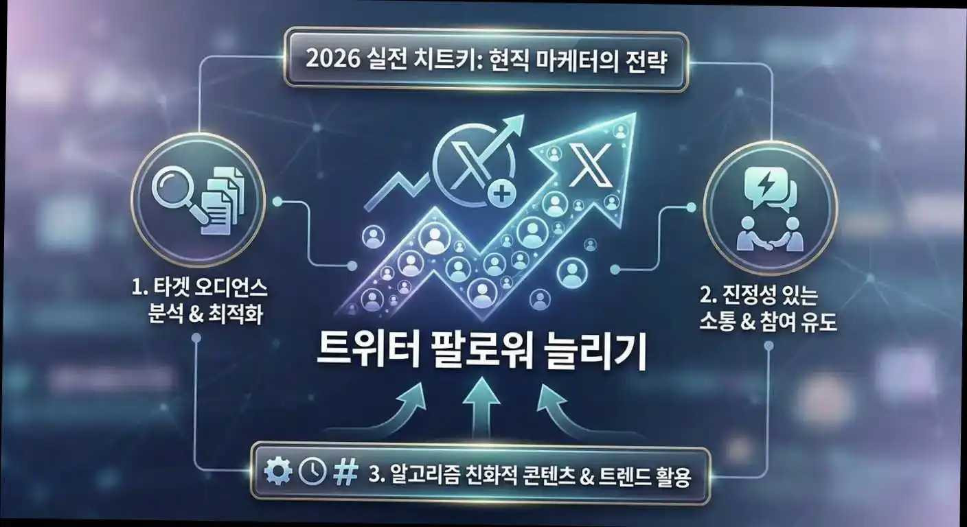 현직 마케터가 공개! 2026 트위터 팔로워 늘리기 실전 치트키 관련 이미지 3